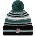 new-era-sport-sideline-philadelphia-eagles-nfl-green-and-black-beanie-with-pompom