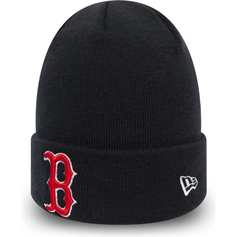 marineblaue-essential-cuff-mutze-der-boston-red-sox-mlb-von-new-era