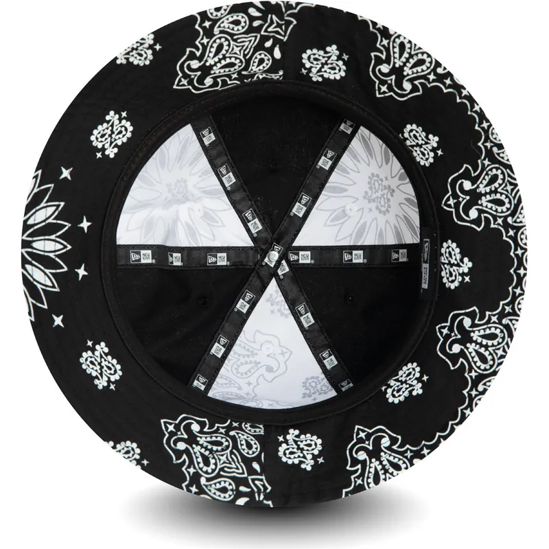 eimer-schwarz-der-bucket-negro-y-blanco-paisley-explorer-von-new-era