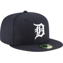 gorra-plana-azul-marino-ajustada-59fifty-ac-perf-de-detroit-tigers-mlb-de-new-era