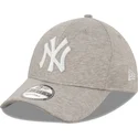 cappellino-grigio-curvo-regolabile-9forty-jersey-dei-new-york-yankees-mlb-di-new-era