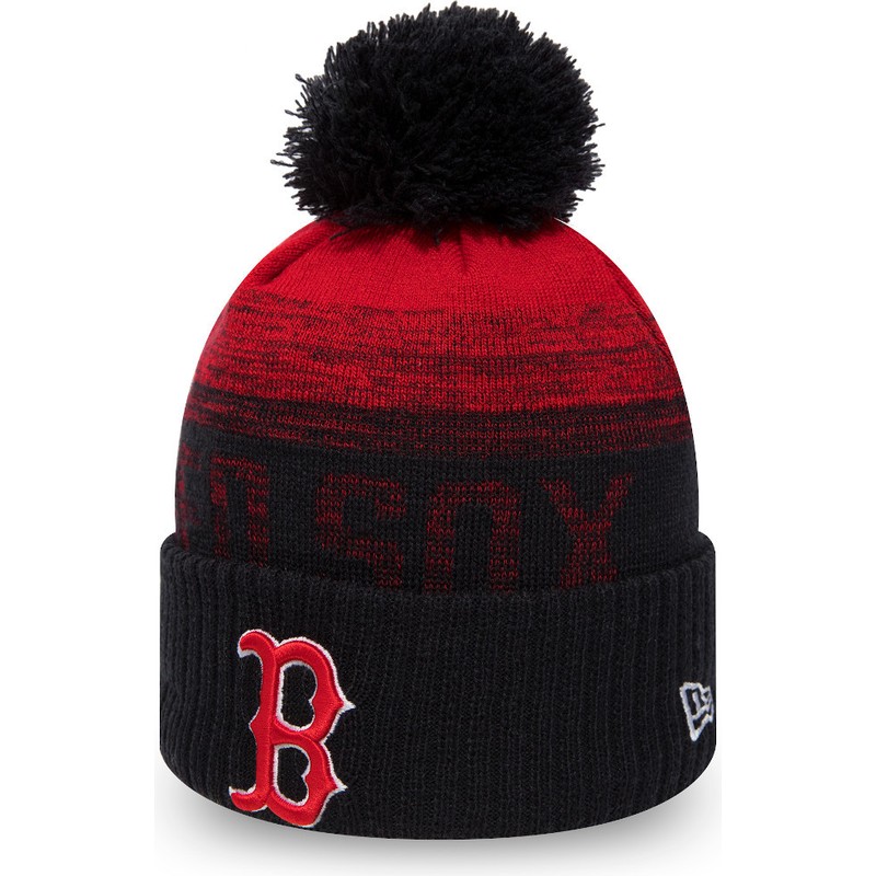 new-era-sport-boston-red-sox-mlb-red-and-navy-blue-beanie-with-pompom