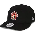 casquette-courbee-noire-ajustable-9fifty-flannel-patch-cleveland-indians-mlb-all-star-game-1935-new-era