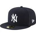 marineblaue-angepasste-59fifty-ac-perf-flatcap-der-new-york-yankees-mlb-von-new-era