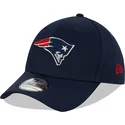 cappellino-curvo-blu-navy-aderente-39thirty-league-essential-dei-new-england-patriots-nfl-di-new-era