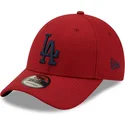 cappellino-curvo-rosso-regolabile-con-logo-blu-9forty-diamond-era-dei-los-angeles-dodgers-mlb-di-new-era