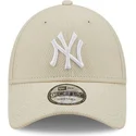 gorra-curva-beige-ajustable-9forty-diamond-era-de-new-york-yankees-mlb-de-new-era