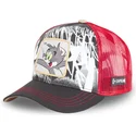 cappellino-trucker-nero-e-rosso-tom-tom2-looney-tunes-di-capslab