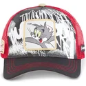 gorra-trucker-negra-y-roja-tom-tom2-looney-tunes-de-capslab