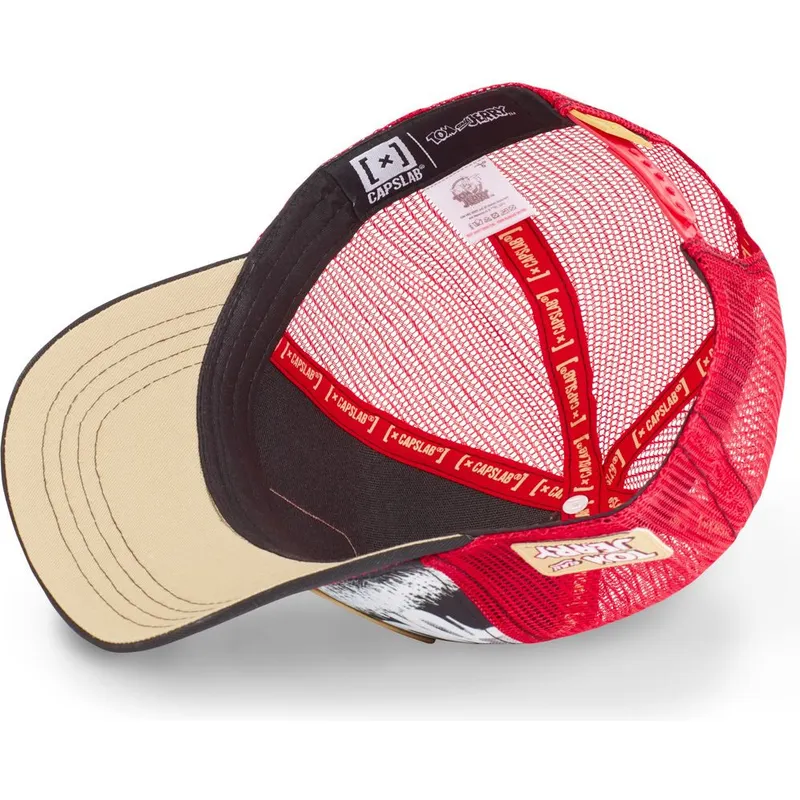 cappellino-trucker-nero-e-rosso-tom-tom2-looney-tunes-di-capslab