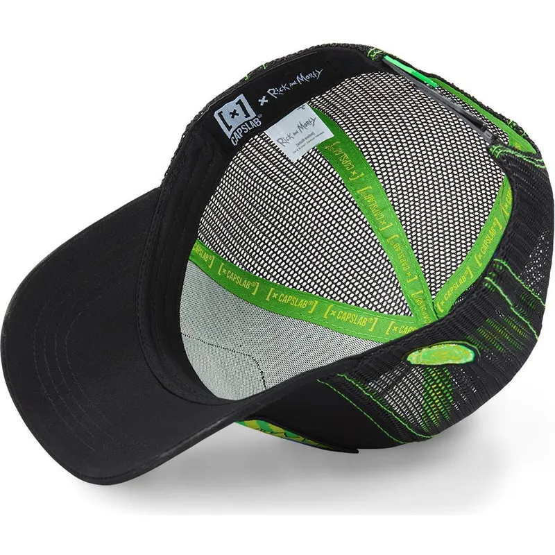 cappellino-trucker-nero-rick-e-morty-psy2-di-capslab