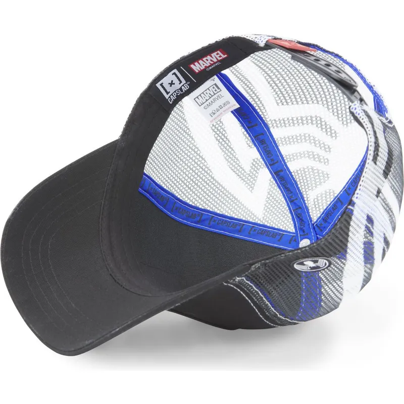cappelli-curva-nero-snapback-venom-marvel-comics-di-capslab