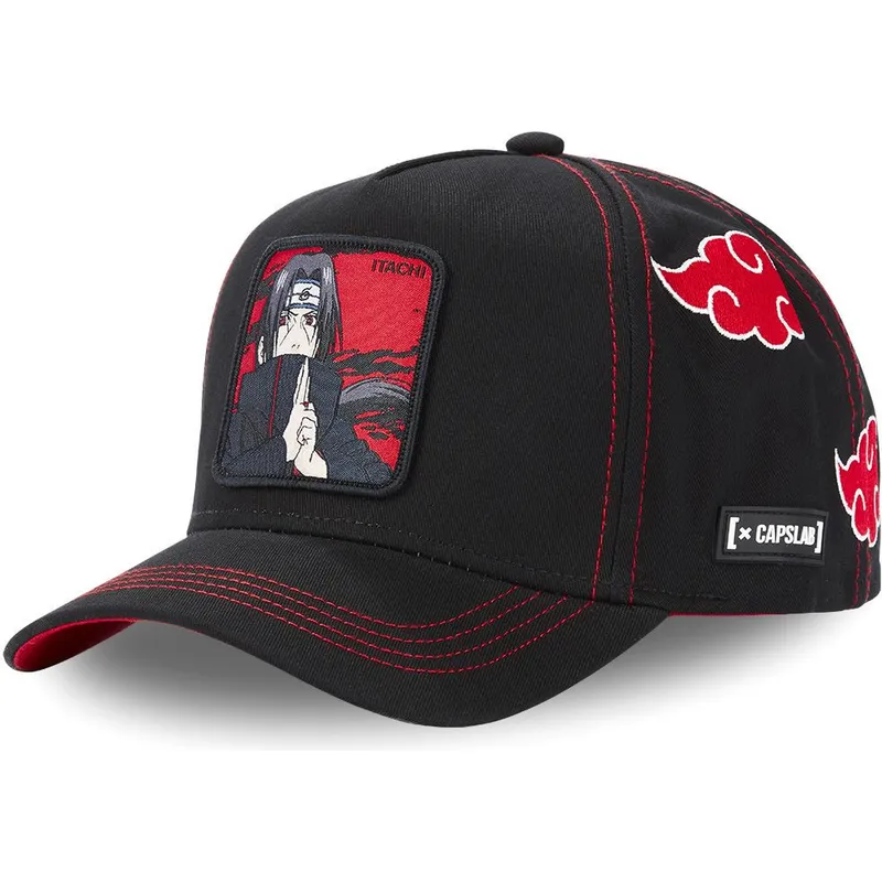 svart-bojd-keps-snapback-itachi-uchiha-aka2-naruto-fran-capslab