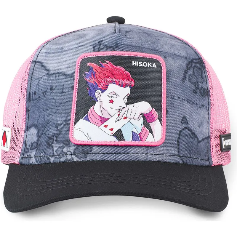 trucker-cap-schwarz-und-rosa-hisoka-morow-his2-hunter-x-hunter-von-capslab