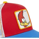 cappellino-trucker-rosso-bianco-e-blu-pajaro-loco-pec1-di-capslab