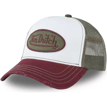 Von Dutch SUM SUM White, Green and Red Trucker Hat