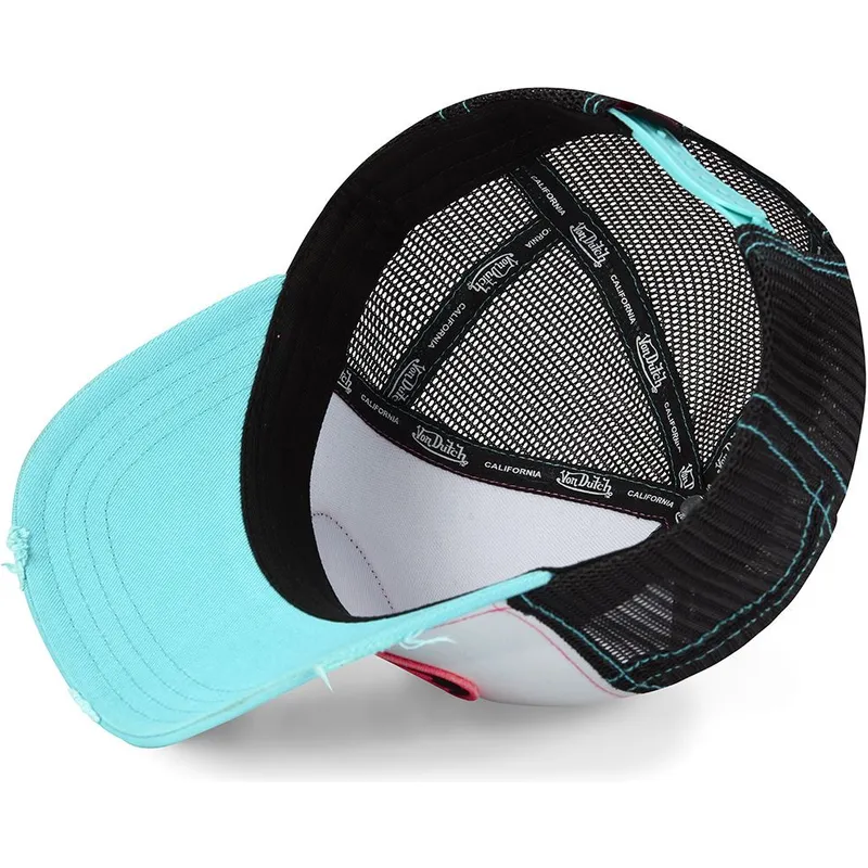 hvid-sort-og-bla-trucker-kasket-sum-pnk-fra-von-dutch