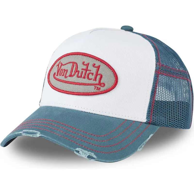 hvid-og-bla-trucker-kasket-sum-con-fra-von-dutch