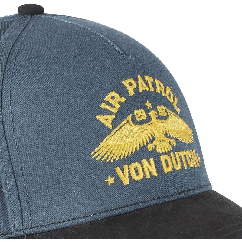 cappellino-curvo-blu-e-nero-regolabile-air-patrol-air-di-von-dutch