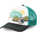 hvid-gron-og-sort-trucker-kasket-pat-gre-fra-von-dutch