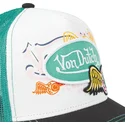 hvid-gron-og-sort-trucker-kasket-pat-gre-fra-von-dutch
