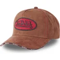 cappelli-curva-marrone-cinghia-regolabile-di-von-dutch