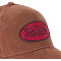 cappelli-curva-marrone-cinghia-regolabile-di-von-dutch
