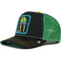 cappellino-trucker-nero-e-verde-pappagallo-inseparabile-love-bird-twitterpated-the-farm-di-goorin-bros