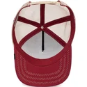 cappellino-trucker-rosso-e-bianco-capra-goat-the-goat-the-farm-di-goorin-bros