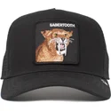 cappellino-trucker-nero-denti-a-sciabola-the-sabertooth-tiger-the-farm-di-goorin-bros