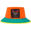 secchiello-arancione-blu-e-giallo-gallo-cock-gallo-de-la-playa-the-farm-di-goorin-bros
