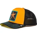 cappellino-trucker-arancione-e-nero-stella-marina-baby-i-m-a-star-the-farm-di-goorin-bros