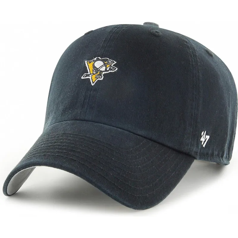 mutzen-gebogen-schwarz-verstellbares-band-clean-up-base-runner-der-pittsburgh-penguins-nhl-von-47-brand