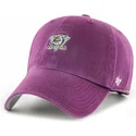 mutzen-gebogen-rot-verstellbares-band-granate-clean-up-base-runner-der-anaheim-ducks-nhl-von-47-brand
