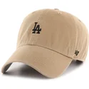 gorra-curva-marron-ajustable-clean-up-base-runner-de-los-angeles-dodgers-mlb-de-47-brand