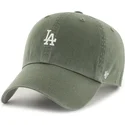 cappellino-verde-regolabile-con-visiera-curva-clean-up-base-runner-dei-los-angeles-dodgers-mlb-di-47-brand