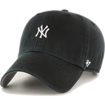 Buet sort justerbar kasket Clean Up Base Runner fra New York Yankees MLB fra 47 Brand