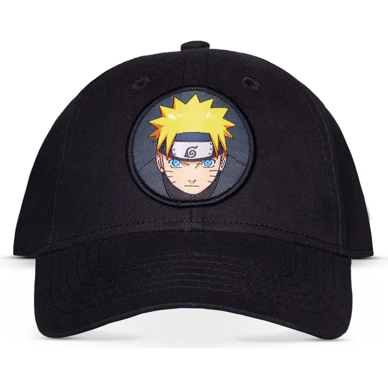 cappellino-curvo-nero-snapback-naruto-uzumaki-di-difuzed