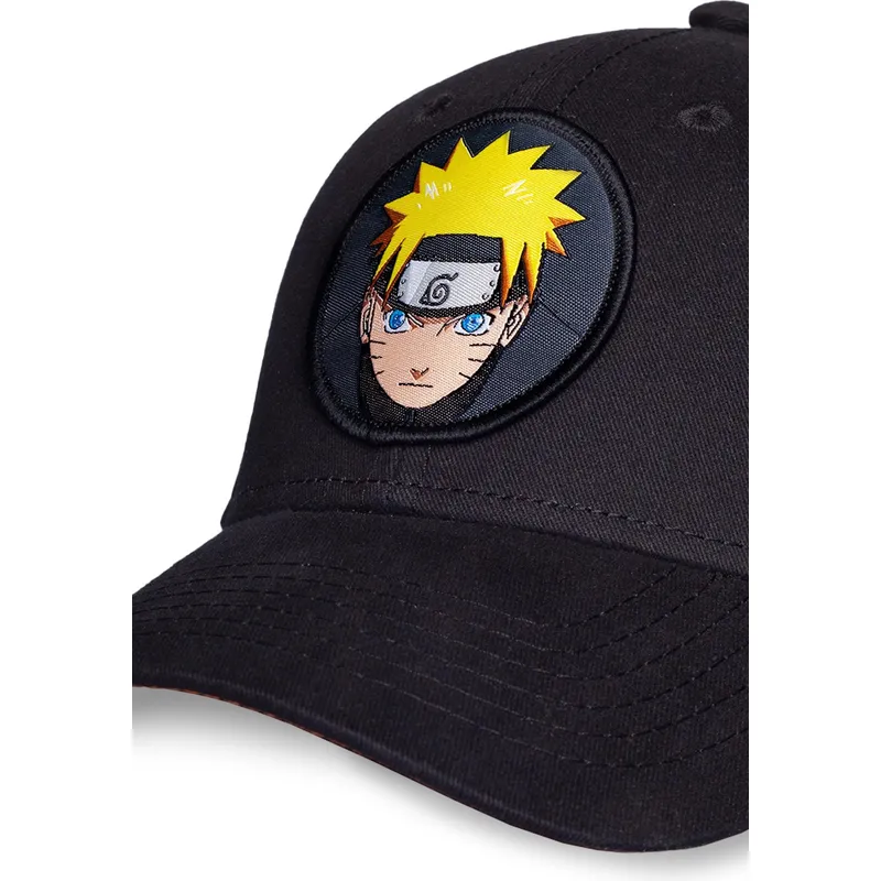 cappellino-curvo-nero-snapback-naruto-uzumaki-di-difuzed
