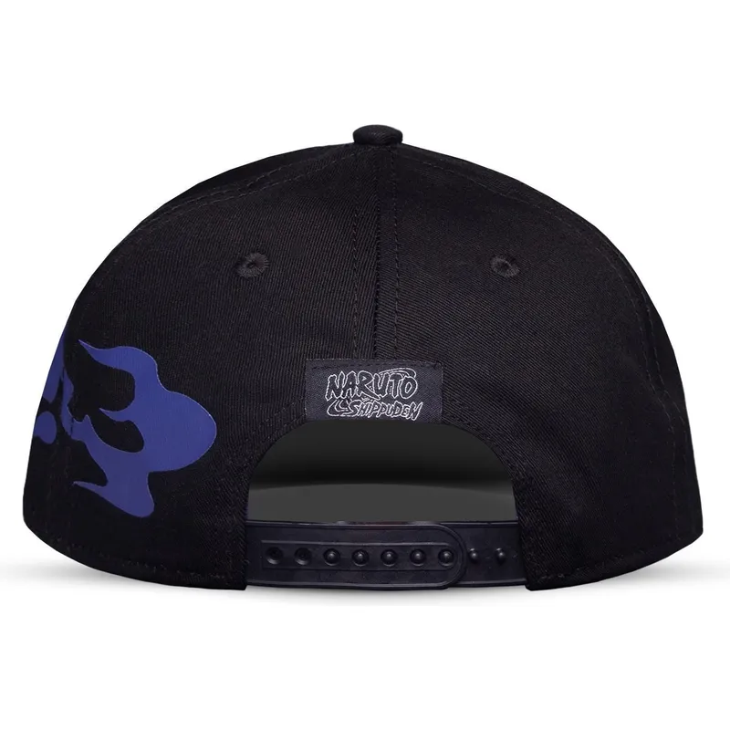 schwarze-flache-snapback-kappe-konoha-naruto-von-difuzed