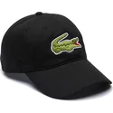 schwarze-verstellbare-kappe-mit-gebogenem-schirm-und-kontrastierendem-riemen-oversized-crocodile-von-lacoste