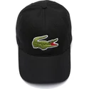schwarze-verstellbare-kappe-mit-gebogenem-schirm-und-kontrastierendem-riemen-oversized-crocodile-von-lacoste