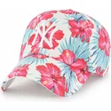 cappellino-curvo-multicolore-regolabile-clean-up-sharon-dei-new-york-yankees-mlb-di-47-brand