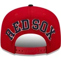cappelli-piatta-rosso-snapback-9fifty-team-arch-dei-boston-red-sox-mlb-di-new-era