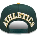 cappelli-piatta-verde-snapback-9fifty-team-arch-dei-oakland-athletics-mlb-di-new-era