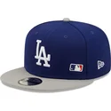 cappellino-piatto-blu-e-grigio-snapback-9fifty-team-arch-dei-los-angeles-dodgers-mlb-di-new-era