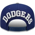 casquette-plate-bleue-et-grise-snapback-9fifty-team-arch-los-angeles-dodgers-mlb-new-era