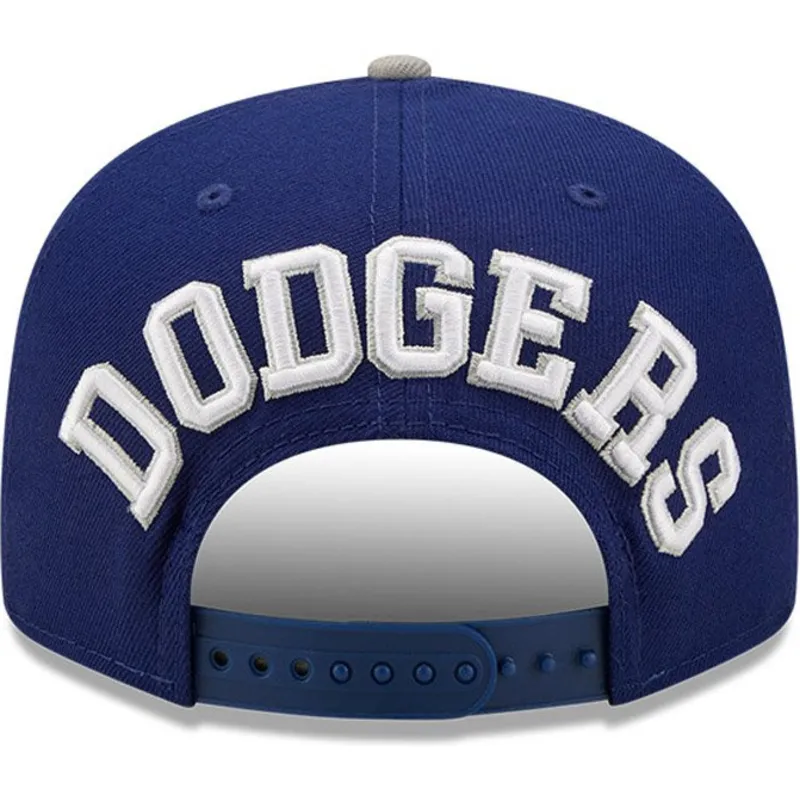 cappelli-piatta-blu-snapback-9fifty-team-arch-dei-los-angeles-dodgers-mlb-di-new-era