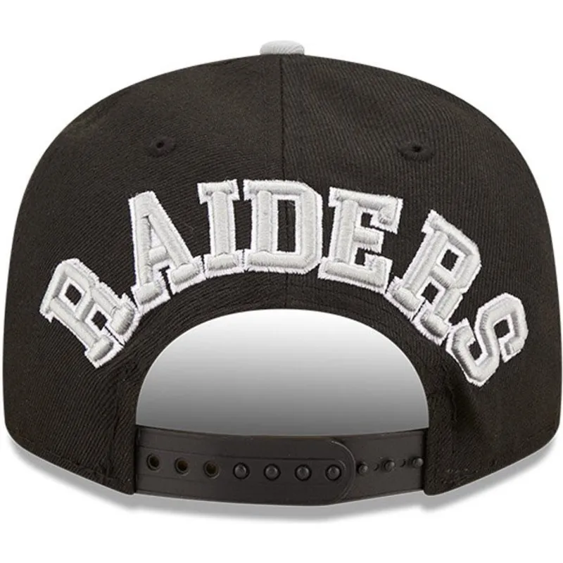 cappelli-piatta-nero-snapback-9fifty-team-arch-dei-las-vegas-raiders-nfl-di-new-era