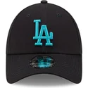 cappellino-curvo-blu-navy-regolabile-con-logo-blu-9forty-league-essential-los-angeles-dodgers-mlb-di-new-era